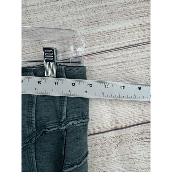 Free People Movement Rough Seam Heavy Weight Leggings Women's Small Green/Gray - Picture 10 of 10